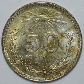 Mexico 1945 50 Centavos Eagle animal 193545 combine shipping
