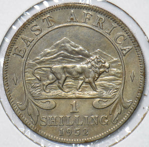 East Africa 1952 Shilling Lion animal 194817 combine shipping