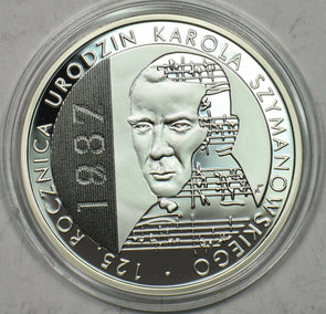 Poland 2007 10 Zlotych Szymanowskiego Commem. 125 yrs BU0626 combine shipping