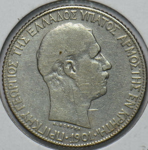 Greece 1901 Drachmi Crete 193954 combine shipping