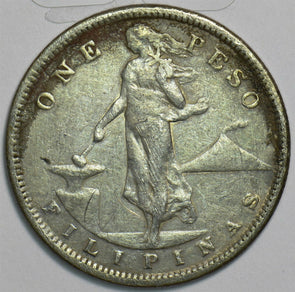 Philippines 1908 Peso 240689 combine shipping