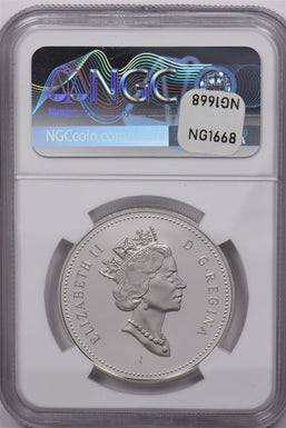 Canada 1998 Dollar Silver NGC Proof 70 UC RCMP 125th Anniversary NG1668 combine