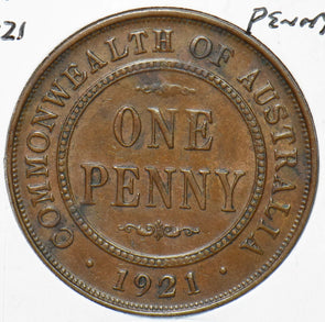 Australia 1921 Georgivs V Penny 292872 combine shipping