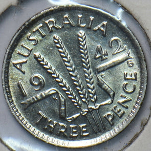 Australia 1942 S 3 Pence 902716 combine shipping