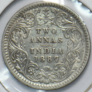 British India 1887 C 2 Annas 294025 combine shipping