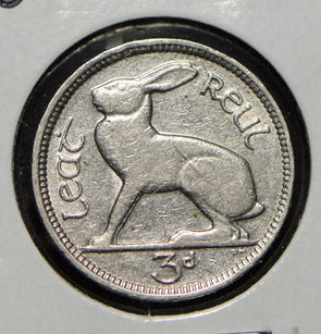 Ireland 1940 3 Pence Hare animal  291952 combine shipping