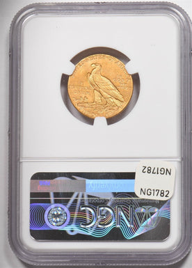 1909-D Gold $5 Indian Head Half Eagle NGC UNC NG1782