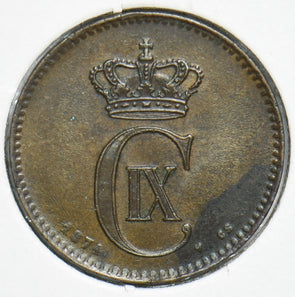 Denmark 1874 2 Ore Porpoise 491549 combine shipping