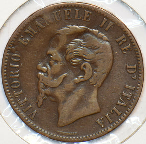 Italy 1867 H 10 Centesimi 150874 combine shipping