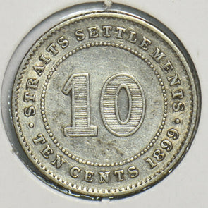Straits Settlements 1899 10 Cents 197671 combine shipping