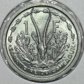France 1948 Franc Gazelle animal Cameroon 197009 combine shipping