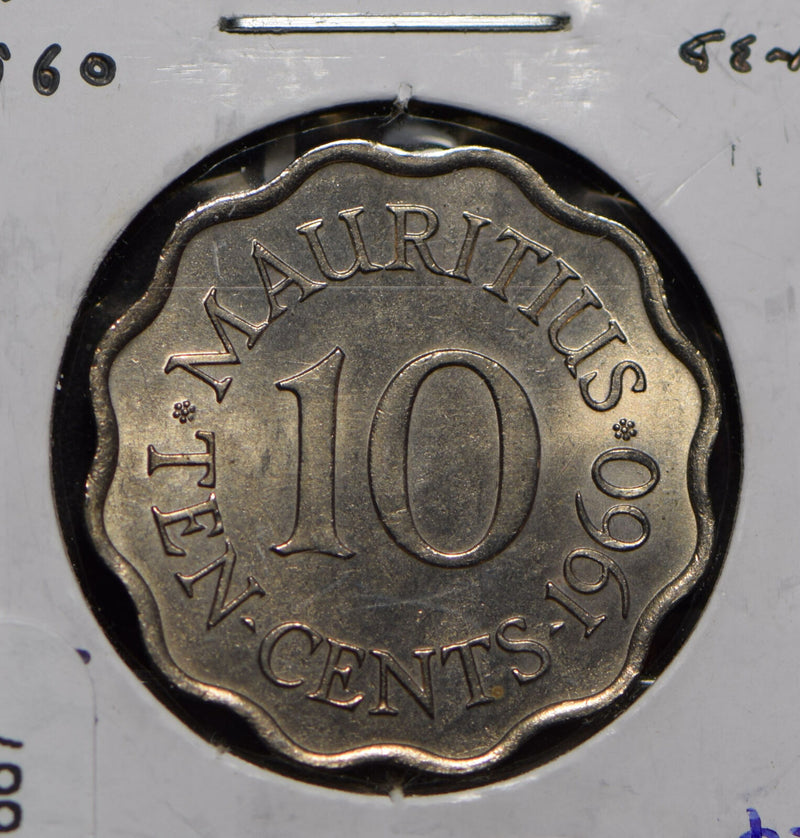Mauritius 1960 10 Cents  291667 combine shipping