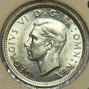 Great Britain 1943 6 Pence/Sixpence UNC 240734 combine shipping