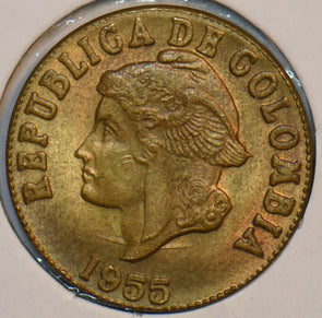Colombia 1955 B 2 Centavos 196123 combine shipping