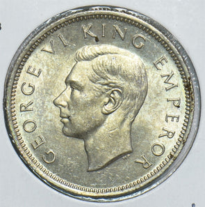 New Zealand 1944 Shilling George VI King Emperor 491494 combine shipping