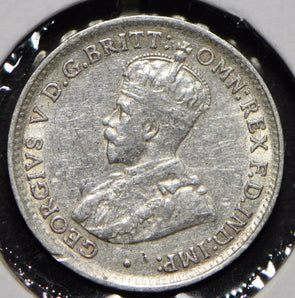 Australia 1919 3 Pence Kangaroo animal Emu  191474 combine shipping
