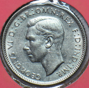 Australia 1943 D 6 Pence Kangaroo animal Emu 902730 combine shipping