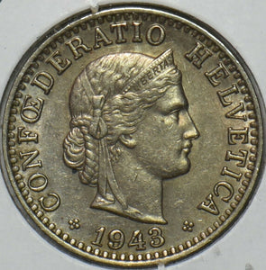 Switzerland 1943 20 Rappen 196336 combine shipping