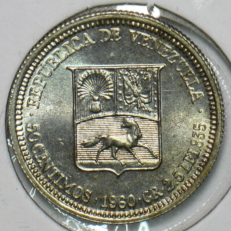 Venezuela 1960 A 50 Centimos 297723 combine shipping