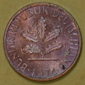 Germany 1974 Pfennig 191973 combine shipping