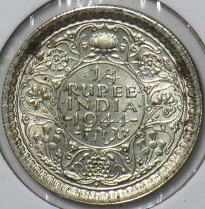 British India 1944 1/4 Rupee 194214 combine shipping