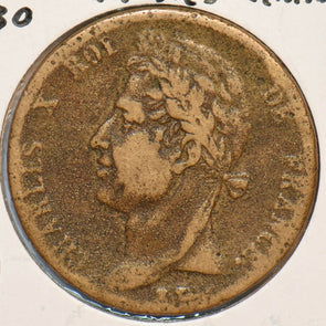 French Colonies 1830 A 5 Centimes 296709 combine shipping