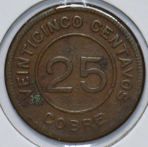 Guatemala 1915 25 Centavos 292456 combine shipping