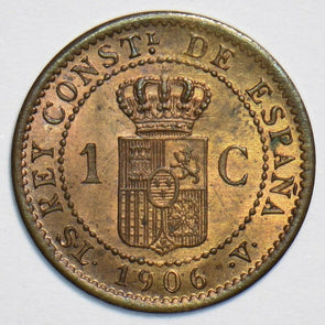 Spain 1906 Centimo 298259 combine shipping