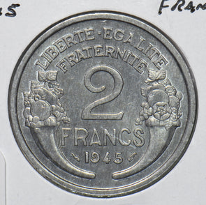 France 1945 2 Francs 190904 combine shipping