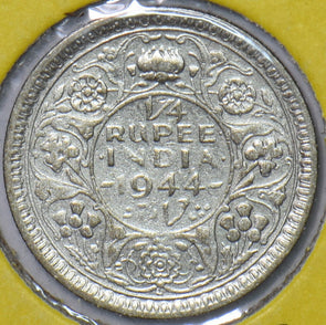 British India 1944 1/4 Rupee 194515 combine shipping