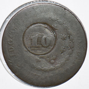 Brazil 1829 10 Reis 293827 combine shipping