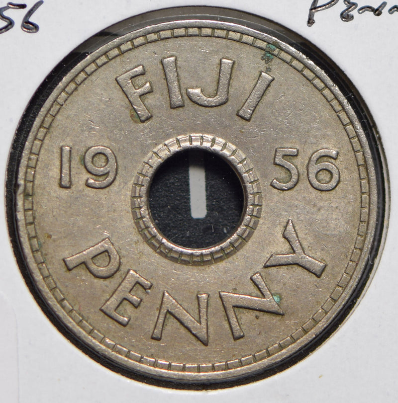 Fiji 1956 Penny  150199 combine shipping