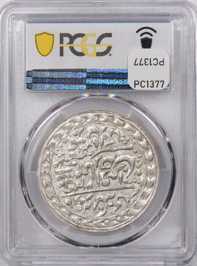 India Princely States 1913 //34 Nazarana Rupee PCGS MS 64 Jaipur KM-147 PC1377 c