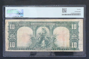 US 1901 Bison $10 PMG Very Fine 20 United States Notes Large Size Legal Tender F