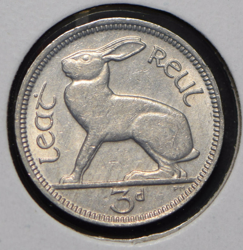 Ireland 1965 3 Pence Hare animal  291710 combine shipping