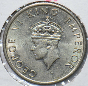 British India 1947 1/2 Rupee Lion animal 151264 combine shipping