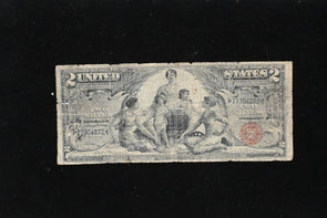 US 1896 $2 Silver Certificates educational note large size RC0686 combine shipp