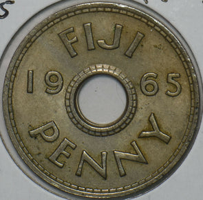 Fiji 1965 Penny 152295 combine shipping