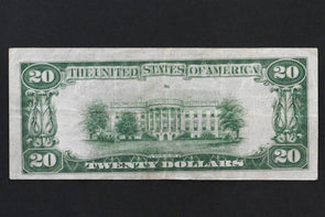US 1929 $20 VF+ National Currency Type 1 San Francisco RC0696 combine shipping