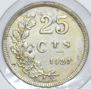 Luxembourg 1927 25 Centimes 291237 combine shipping