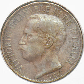 Italy 1911 10 Centesimi Vittorio Emanvele III 292949 combine shipping