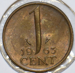 Netherlands 1963 Cent 152481 combine shipping