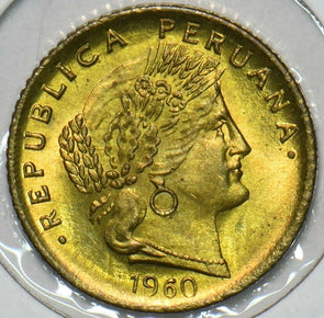 Peru 1960 5 Centavos 196585 combine shipping