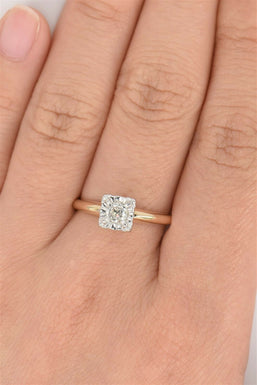 14K Gold Diamond Ring 2.63g diamond 0.23ct Size 6 RG0067
