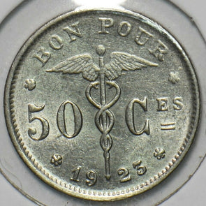 Belgium 1923 50 Centimes 151982 combine shipping