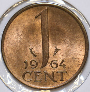 Netherlands 1964 Cent 152510 combine shipping