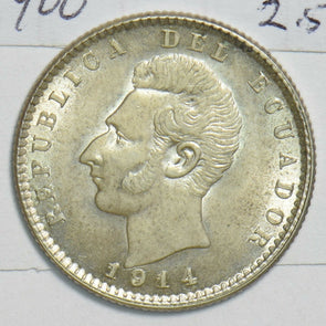 Ecuador 1914 P 2 Decimos UNC 298160 combine shipping