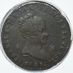Spain 1845 4 Maravedis Lion animal 193262 combine shipping