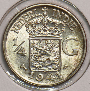 Netherlands East Indies 1941 P 1/4 Gulden 199191 combine shipping