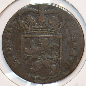 Netherlands 1766 Duit Lion animal 296717 combine shipping